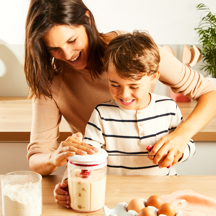 Tefal Crêpes Express, Mélangeur pâte à crêpes, Pâte parfaite en 2 minutes