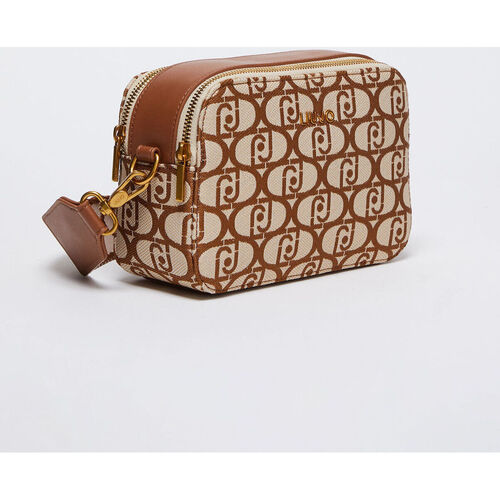 Liu Jo - Bandolera jacquard con logotipo Marrón