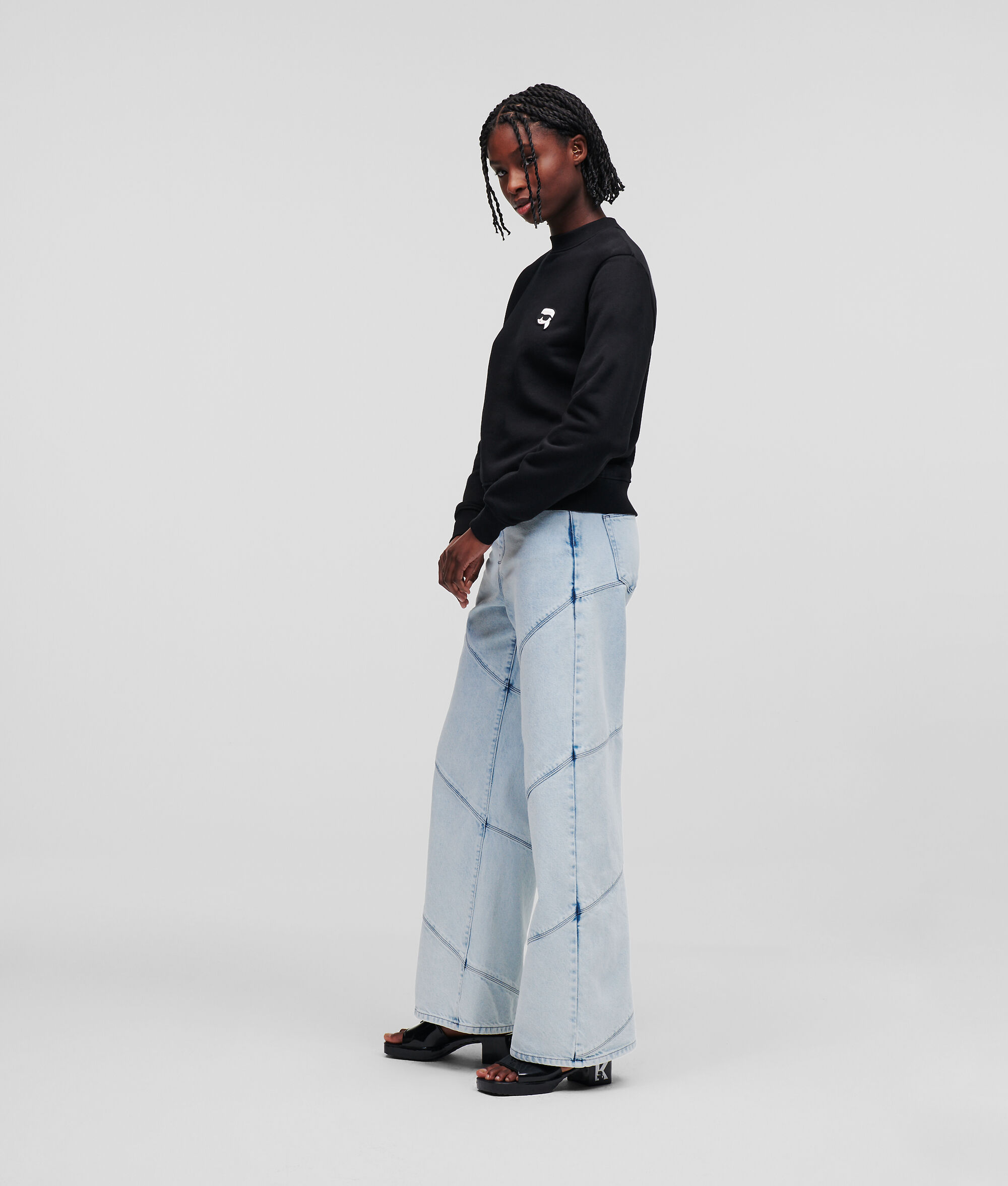 SWEAT-SHIRT AVEC EMPIÈCEMENT KARL IKONIK