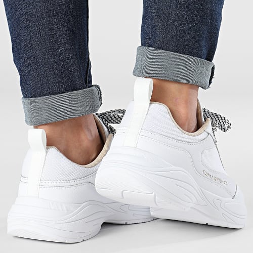 Baskets Femme Chunky Runner 7708 White