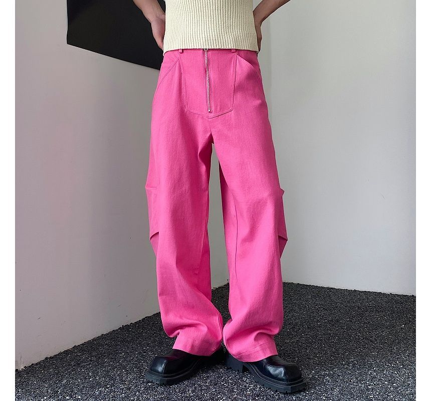 ravewider - Hoge taille effen wijde jeans