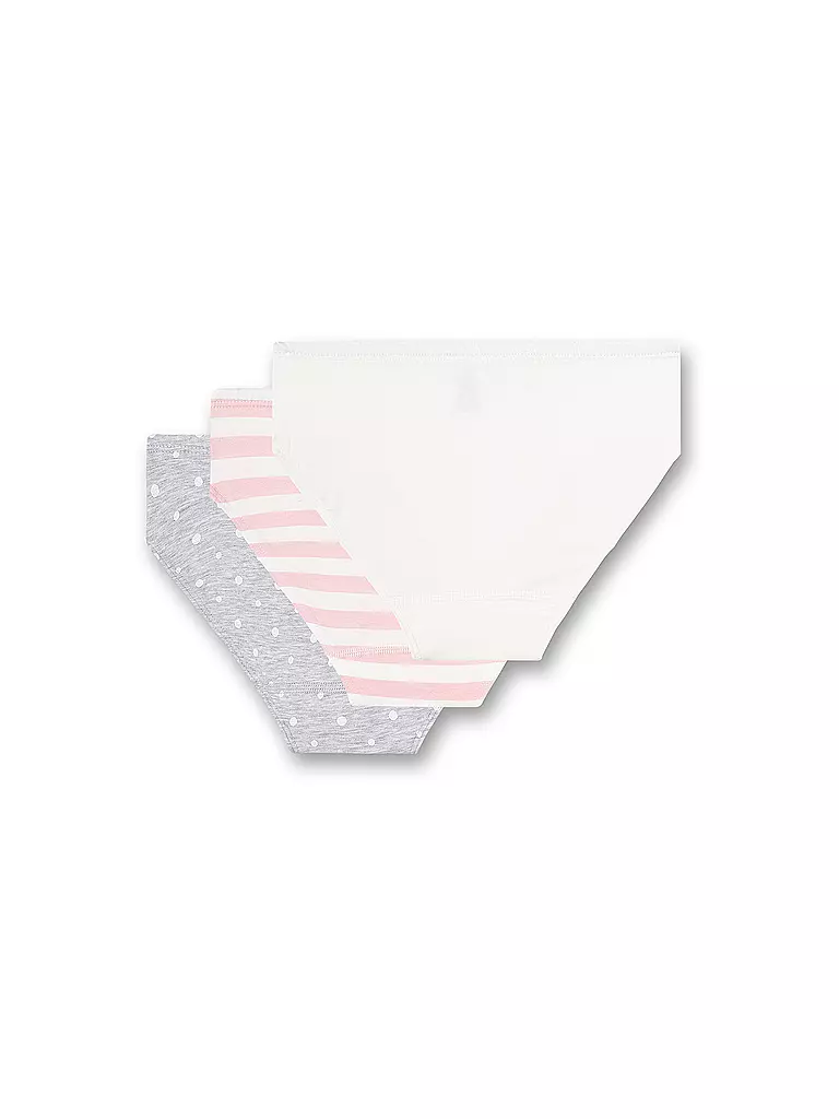 SANETTA Mädchen Slip 3er Pkg. hellgrau melange hellgrau