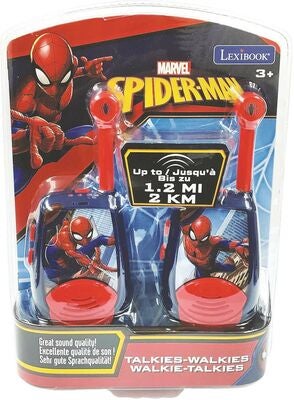 Marvel Spider-Man Walkie Talkie, Blå/Rød