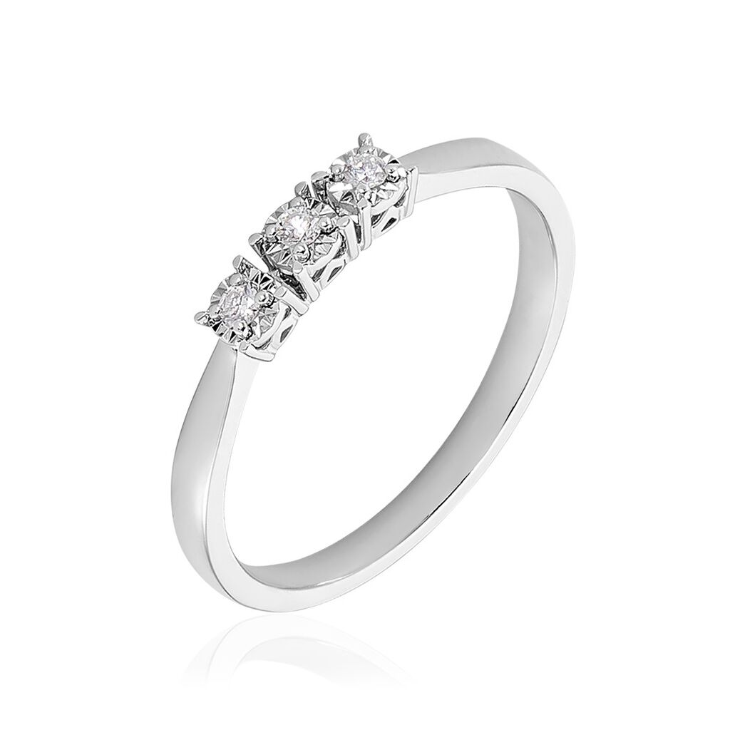 Bague Diamotion Or Blanc Diamant