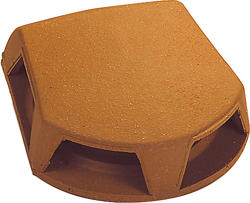 Lanterne bi section rouge terre cuite Edilians