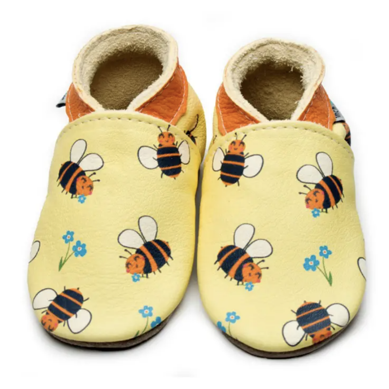 Inch Blue Inchblue bee happy jaune print