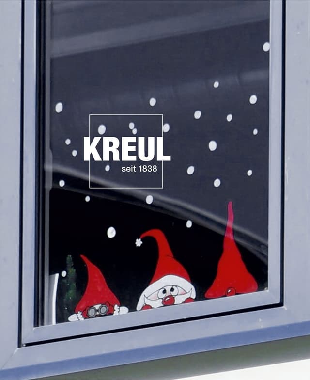 Kreul vinduesmaling 6 x 80 ml