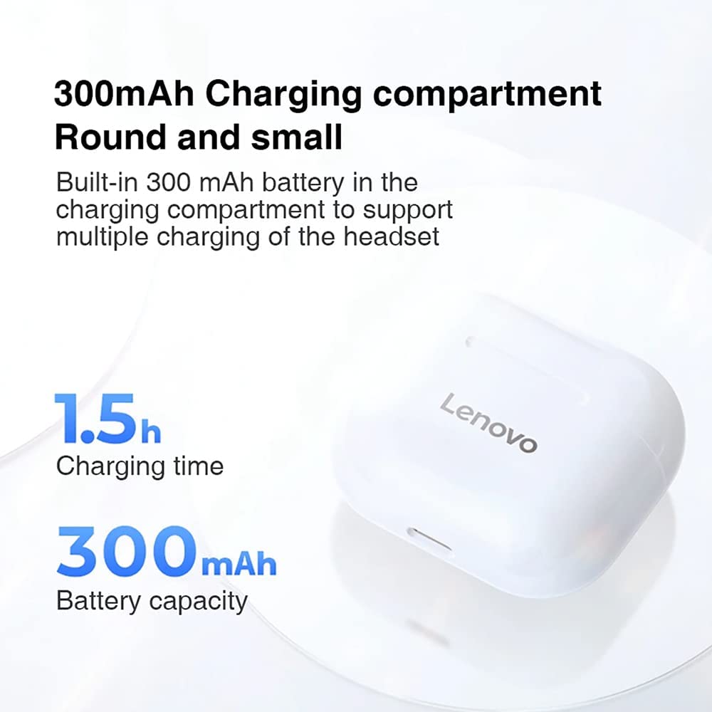Lenovo LP40 Bluetooth-Kopfhörer Weiß