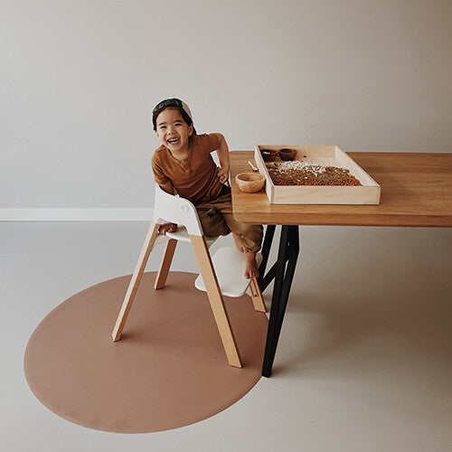 Eeveve knoeimat cappuccino bruin - Ø 110 cm