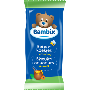 Bambix Berenkoekjes met Honing 1+ Yaar 6 x 2 Stuks 150 g
