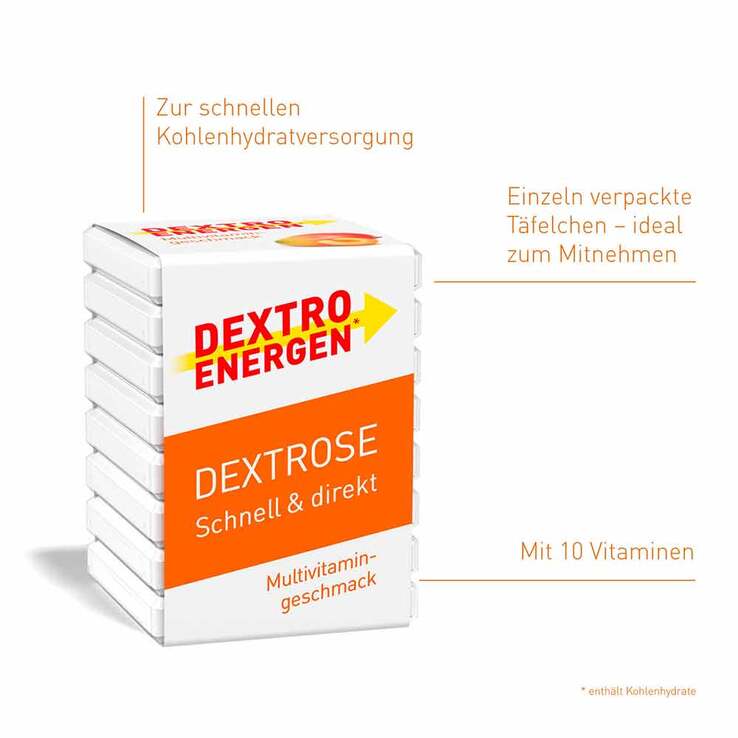 Dextro Energen Multivitamin Würfel, 1 St