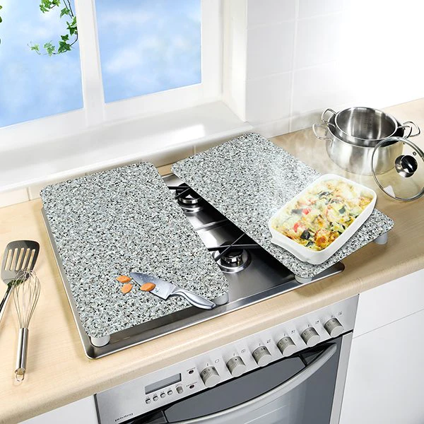 Set 2 couvre-plaques protection motifs Granit Wenko by Maximex