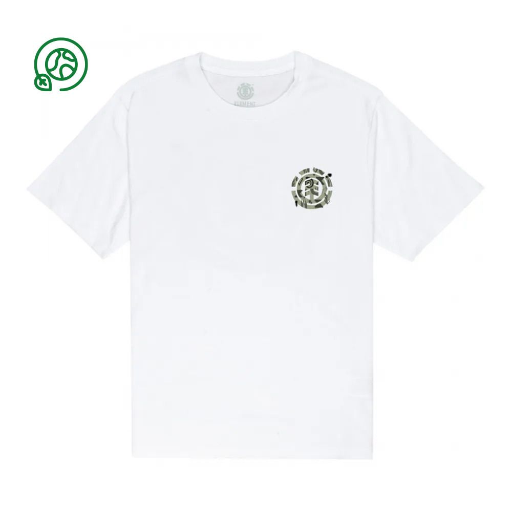 Element GEO FILL - Tee-shirt Homme optic white