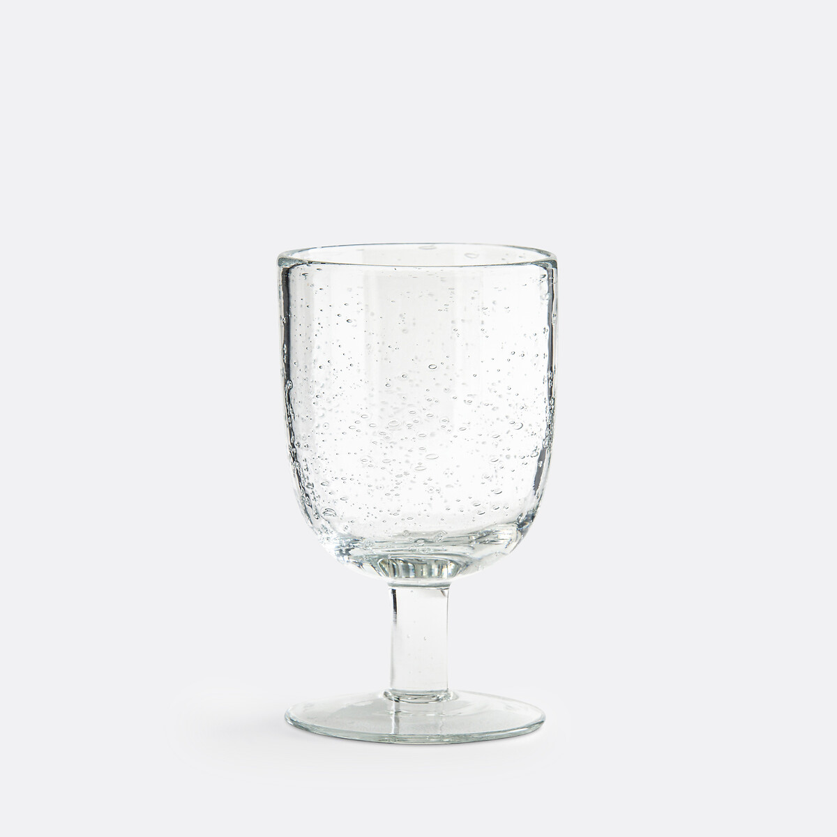 LA REDOUTE INTERIEURS<br>Conjunto de 6 copos de vidro bolha com haste, Faraji