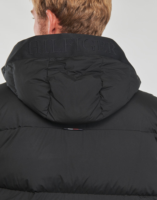 Tommy Hilfiger - HILFIGER DOWN HOODED JACKET - Noir