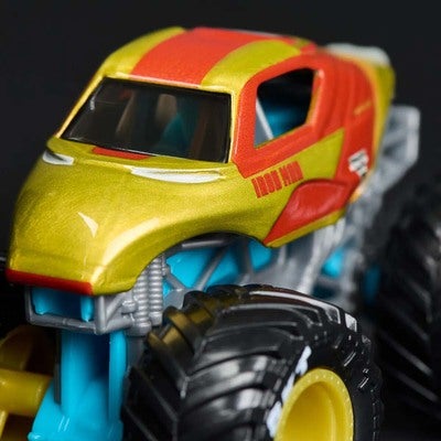 Monster Jam 1:64 Marvel Monstertrucker 2-Pack - Iron Man vs. War Machine