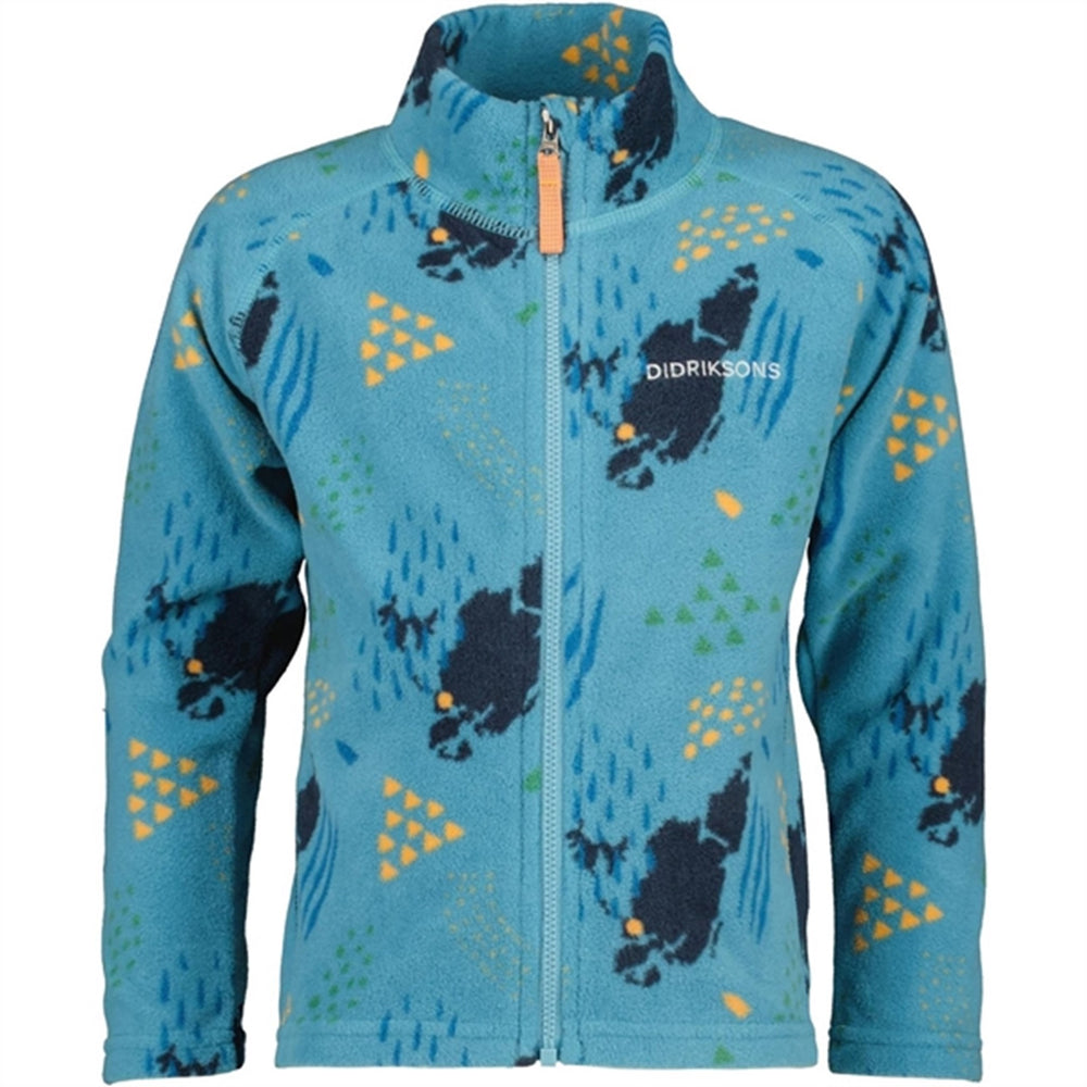 Monte Grundsund Blue Fleecejakke | Luksusbaby