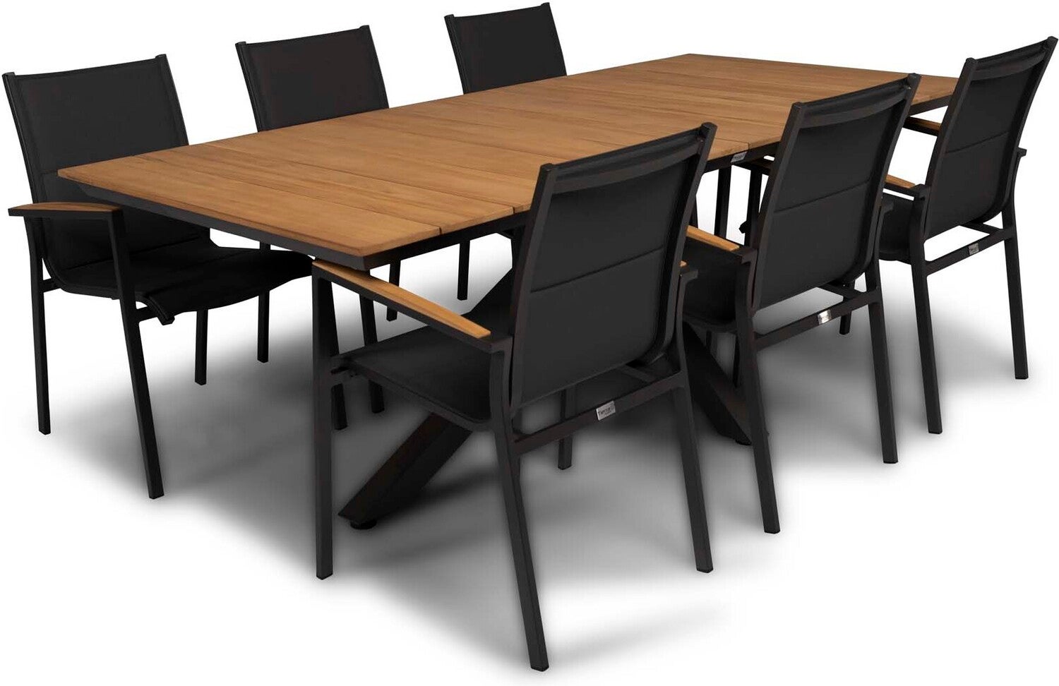 Tierra Outdoor eettafel Orion naturel 220 x 100 x 75 cm