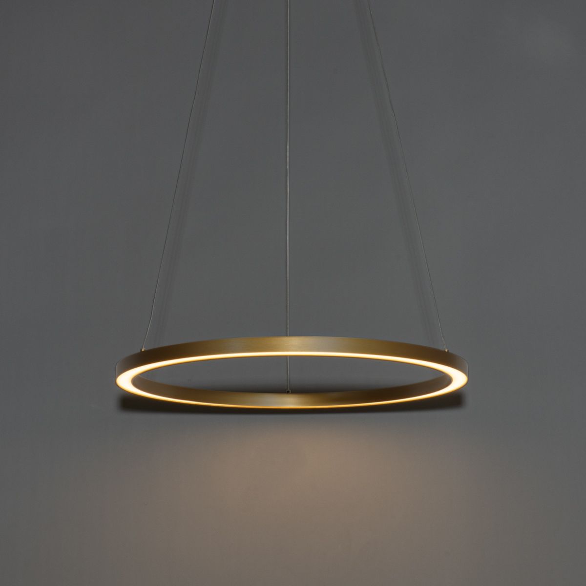 Hanglamp goud 60cm incl. LED 3-staps dimbaar - Girello