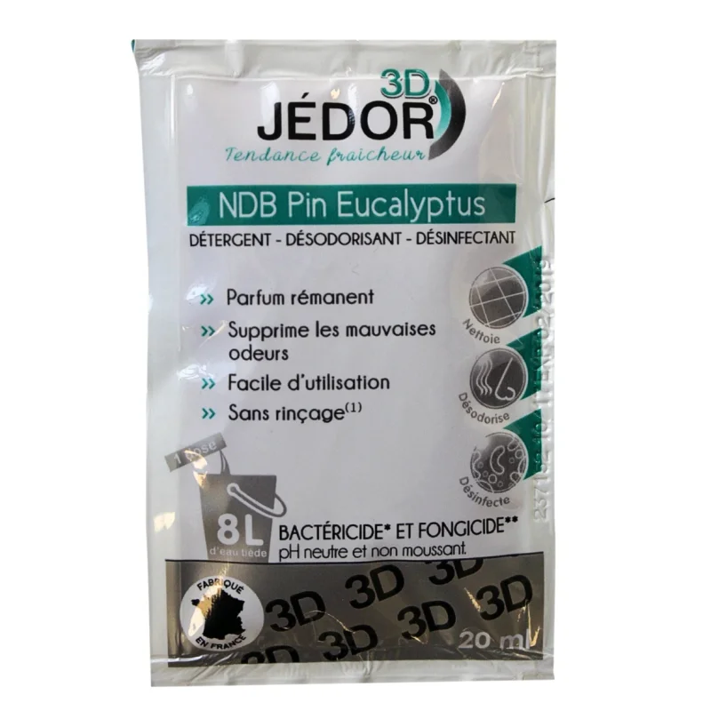 JEDOR - Dosettes sol 3D - Parfum pin eucalyptus - x250