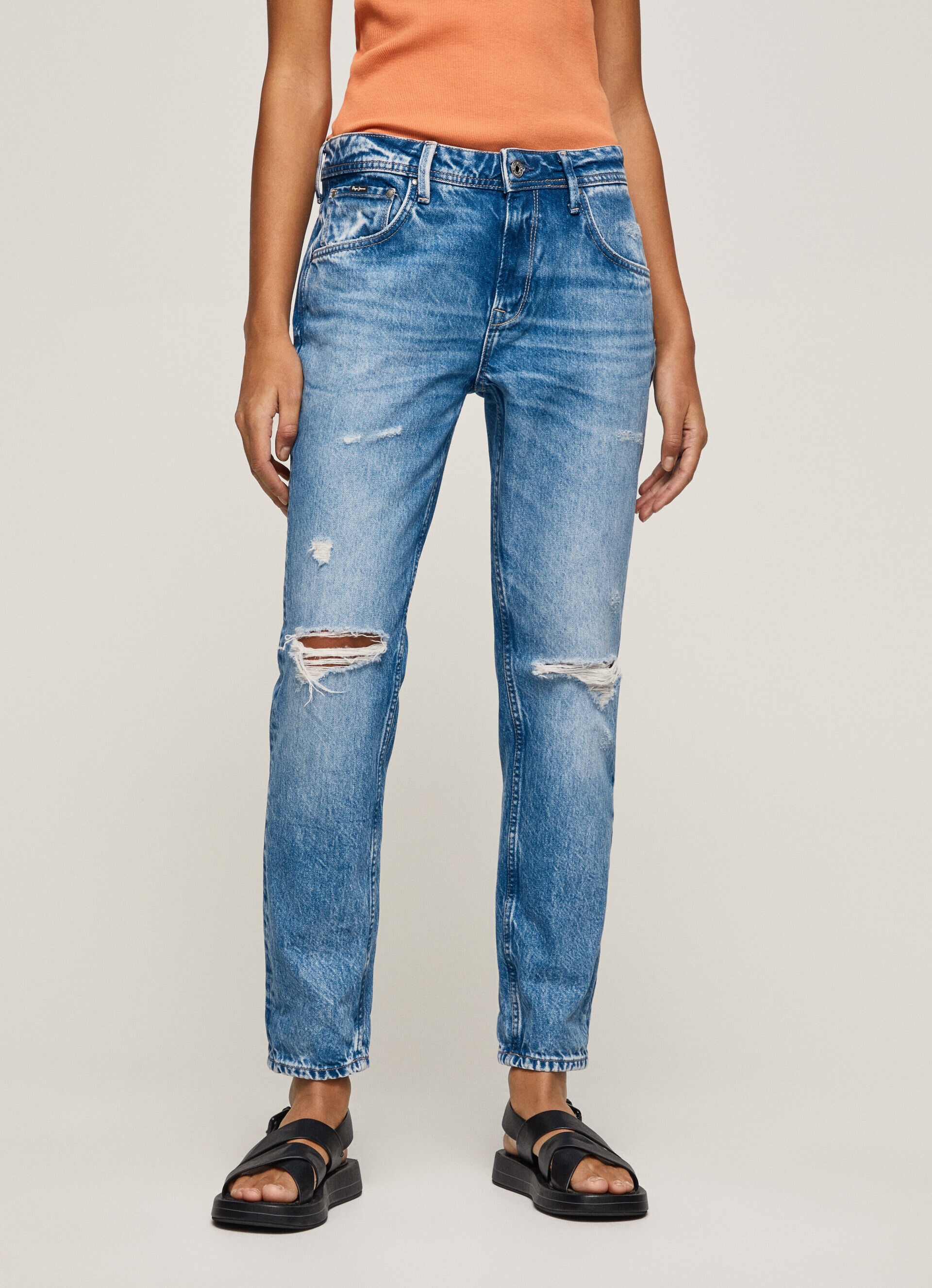 Calça jeans VIOLET FIT Relaxed High Waist - jeans