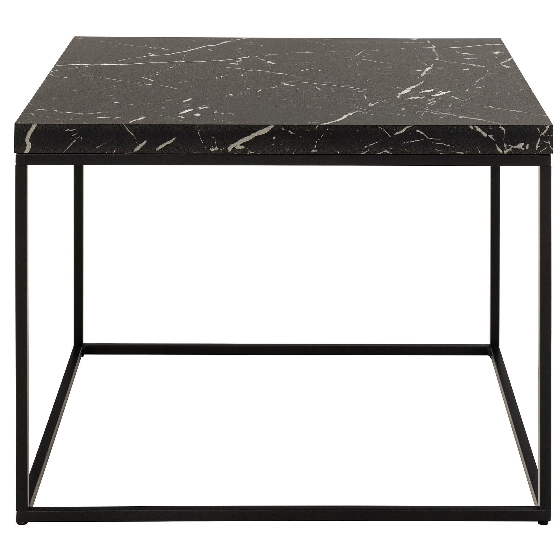 Couchtisch BAROSSA - schwarz- schwarz matt - 60 cm