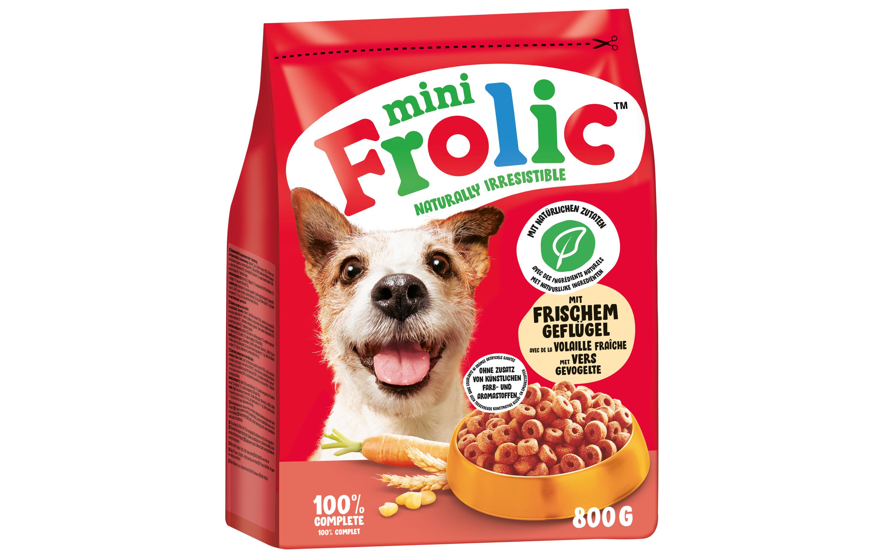 Trockenfutter Mini mit frischem Geflügel, 800 gAlleinfuttermittel für ausgewachsene Hunde