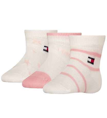 Tommy Hilfiger Gave?ske - Strømper - 3-pak - Soft Pink