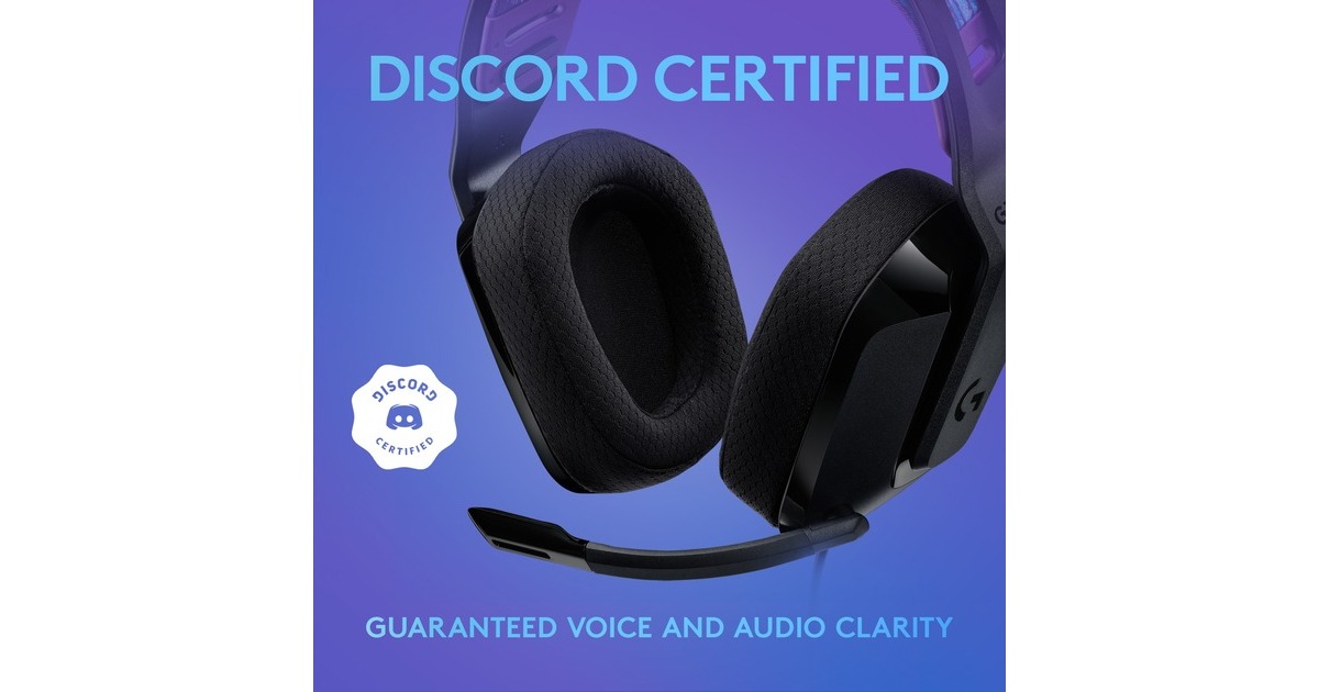 LogitechG335 Wired over-ear gaming headset  (Zwart, Pc, PlayStation 4, PlayStation 5, Xbox One, Xbox Series X|S, Nintendo Switch)