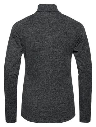 Pull Thermique 1/2 Zip Odlo Sesvenna Noir Femme