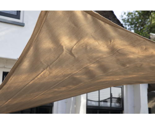 Zonneschermzeil driehoek Coolfit zand 360x360x360 cm