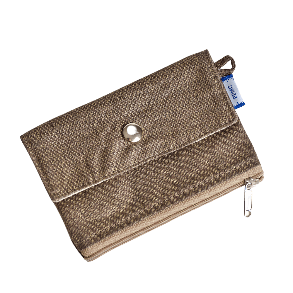 Mini Pochette Porte-Monnaie Lin Cuivré