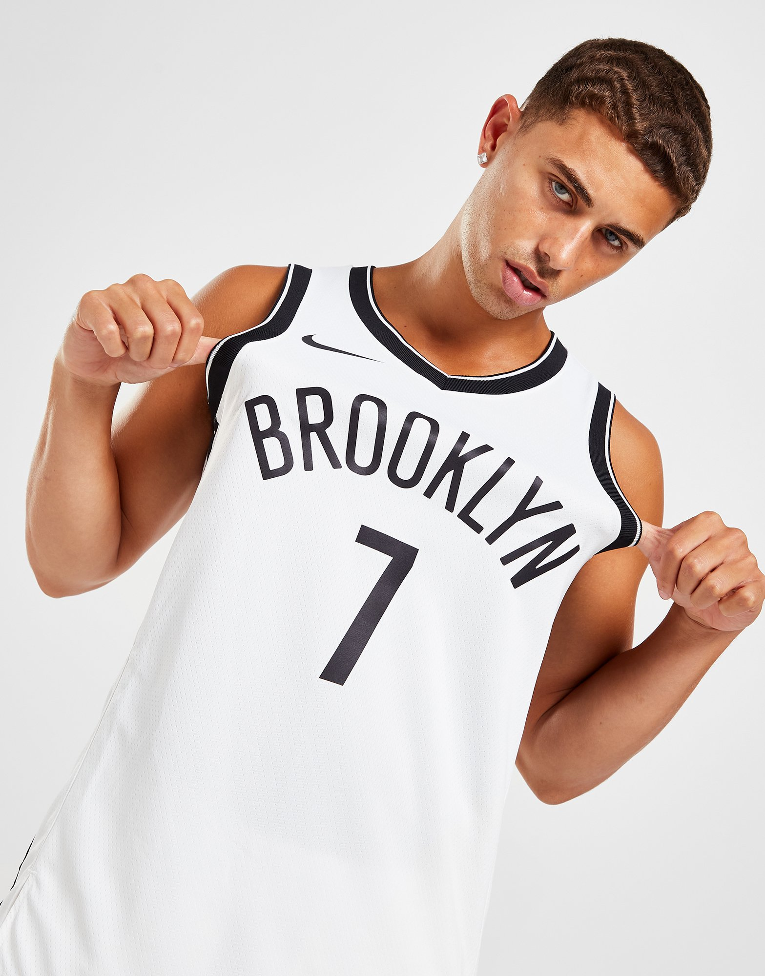 Nike Maillot NBA Brooklyn Nets Durant #7 Swingman Homme