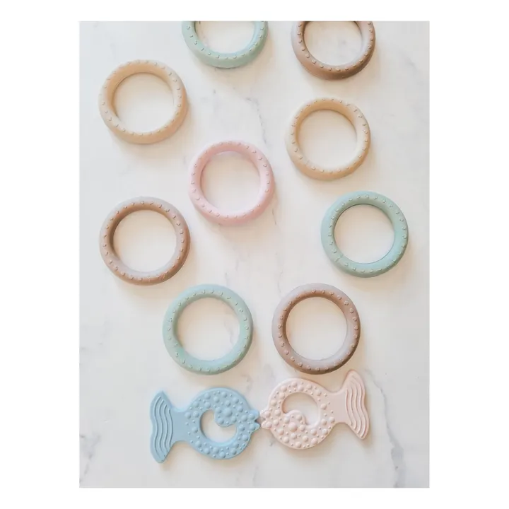 Hevea Coffret apaisant - Set de 2 jouets de dentition | Nude