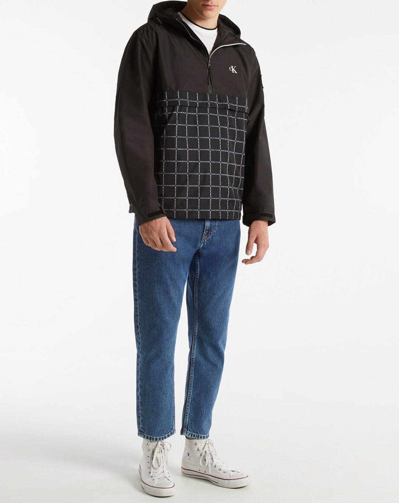 Calvin Klein Jeans Blouson technique Pop Over noir