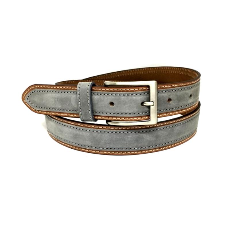 Milano Belts Heren Centuur Como Grijs