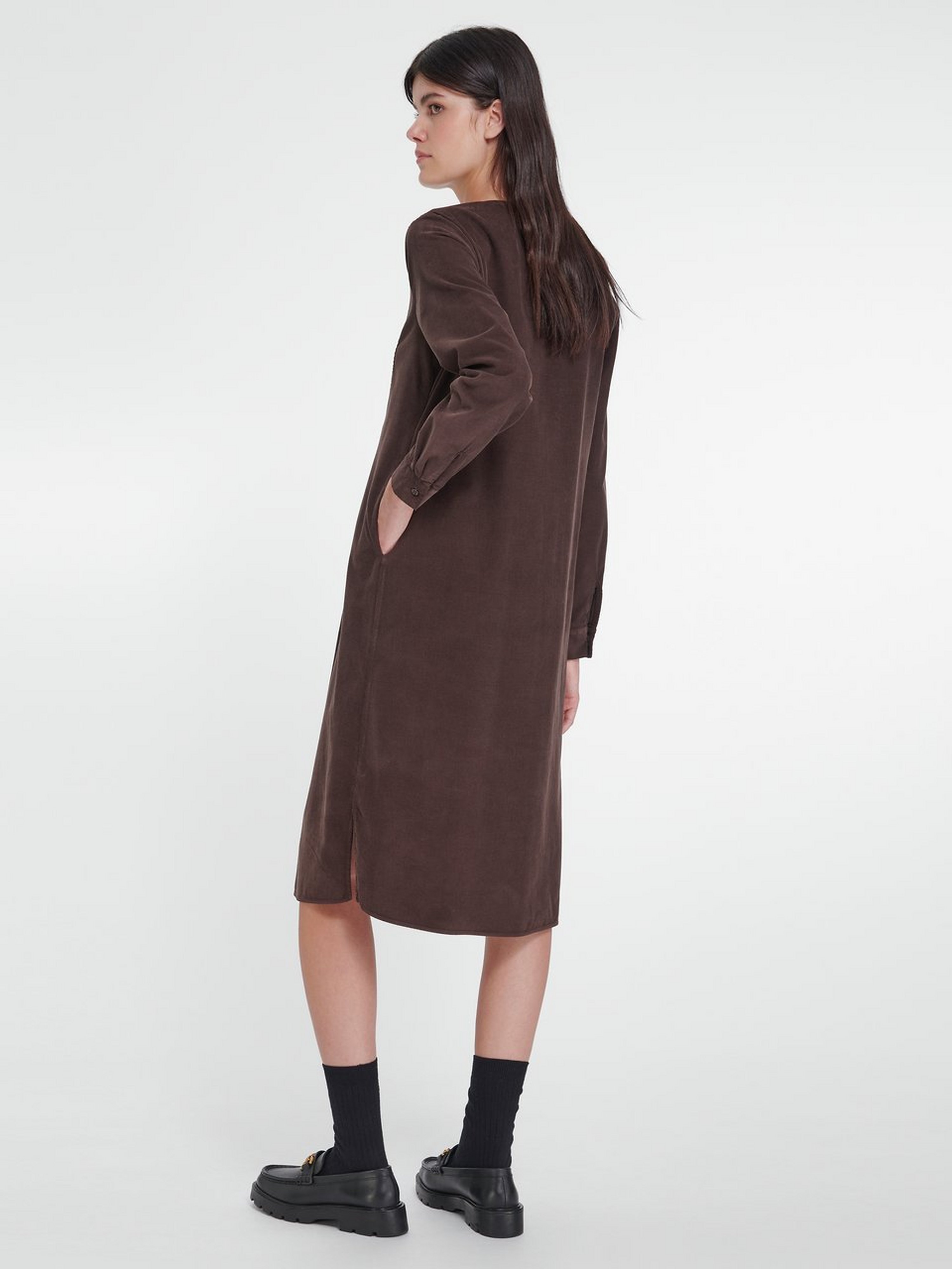 Cord-Kleid