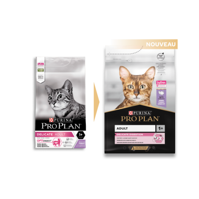 Croquettes pour chats Pro Plan Adulte Delicate Digestion Dinde et Riz