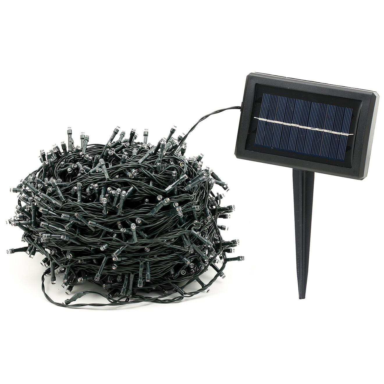 Pratik Garden Guirlande solaire 1000 LED blanche - 61.94 m
