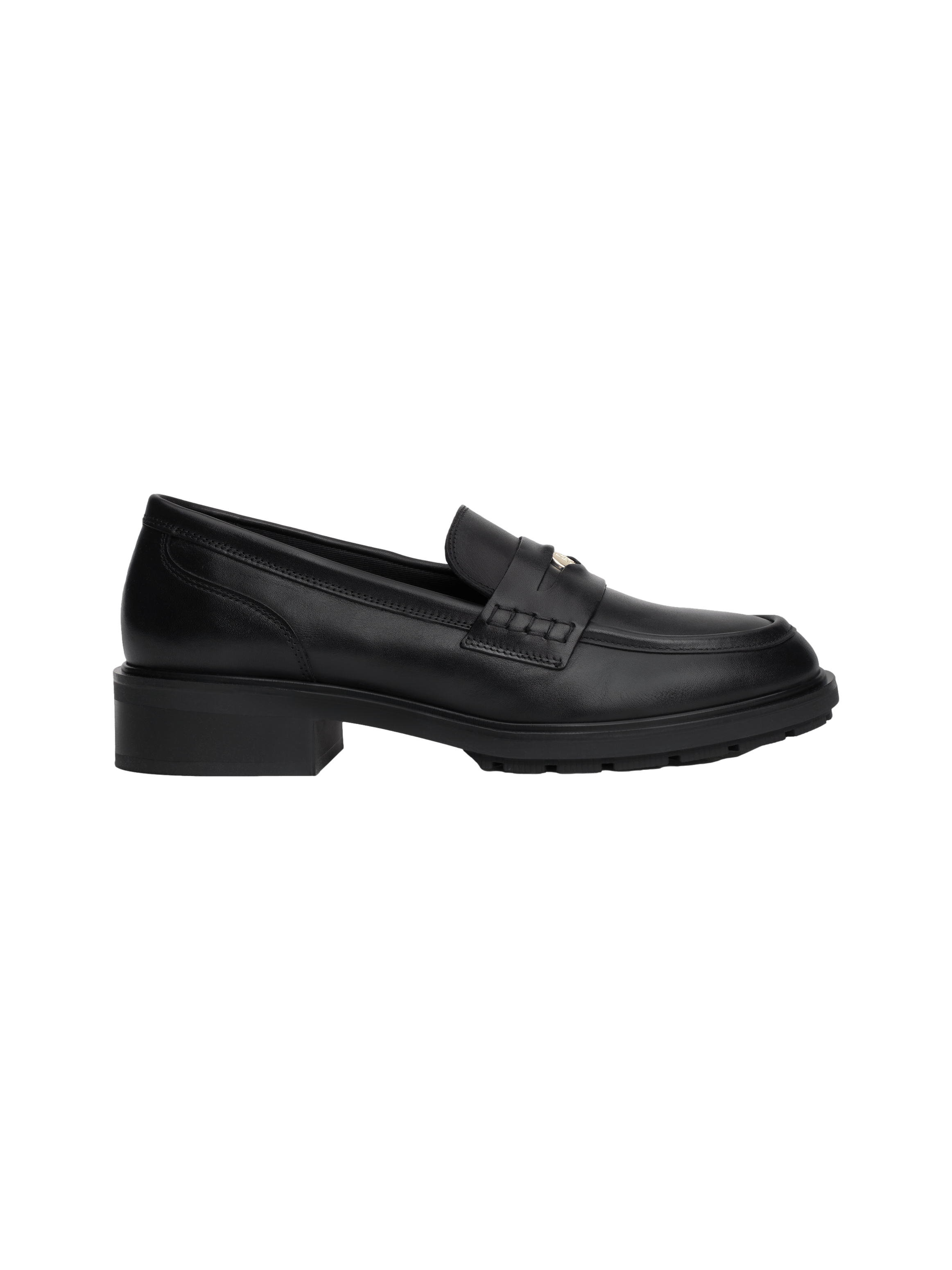 Mocassins en cuir| Noir