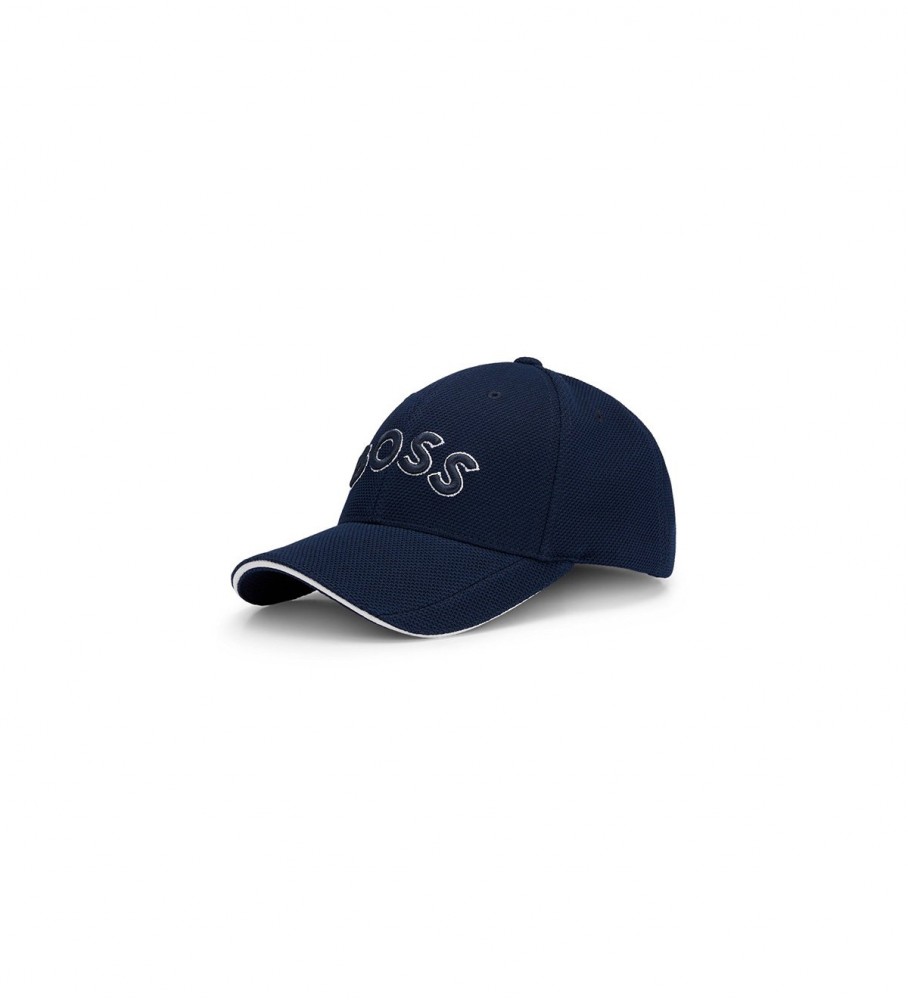 Boné bordado BOSS Navy