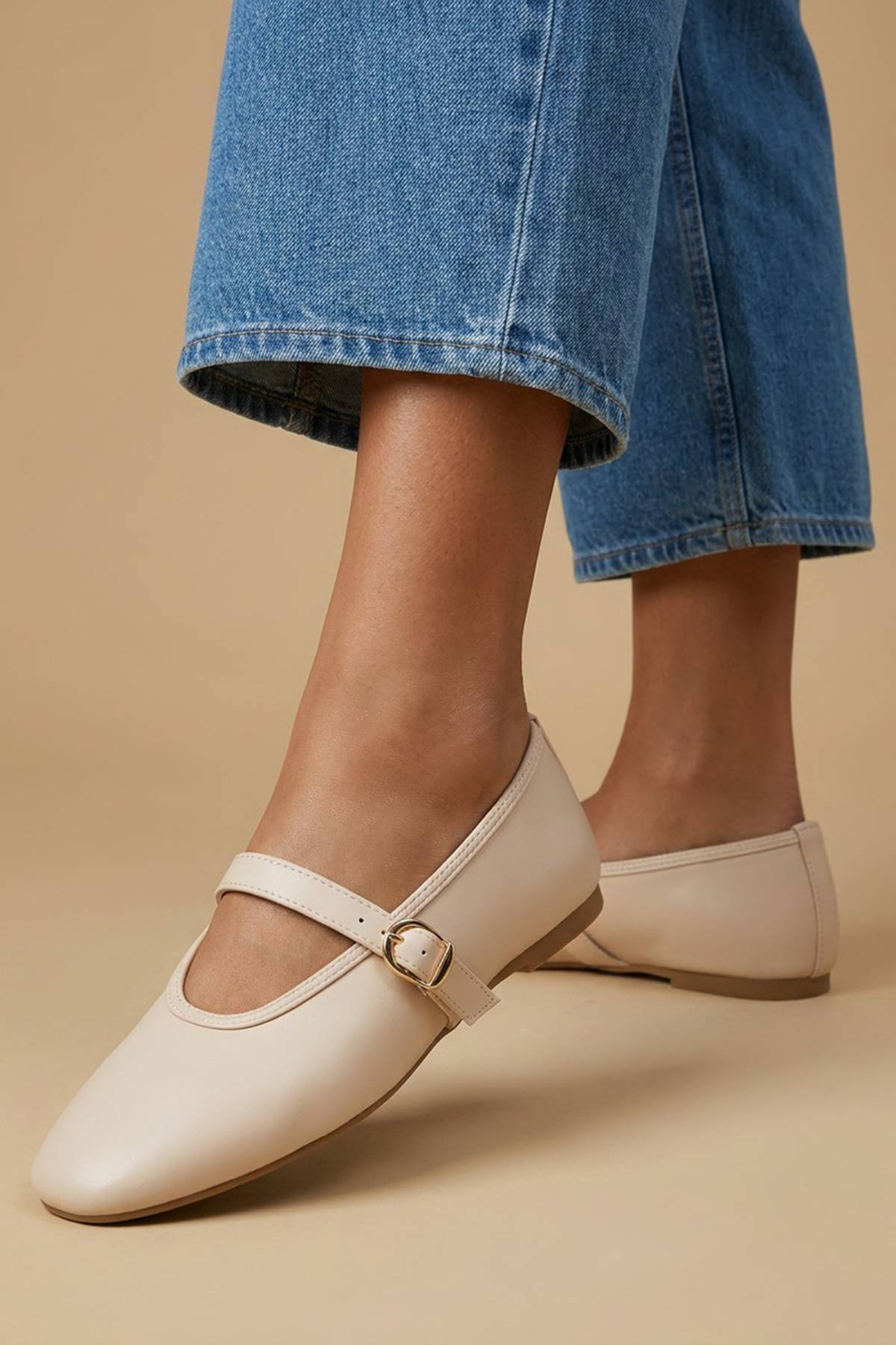 Oasis Ballerines Mary Jane Mia En Synthétiquecuir
