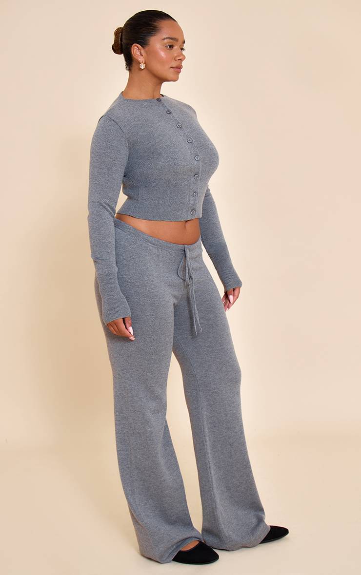 Charbon Pantalon Taille Nouée En Maille Shape