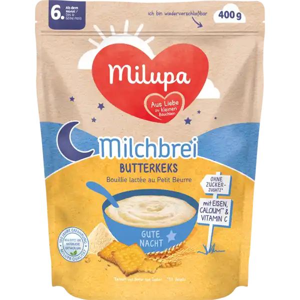 Milchbrei Butterkeks Gute Nacht ab dem 6. Monat