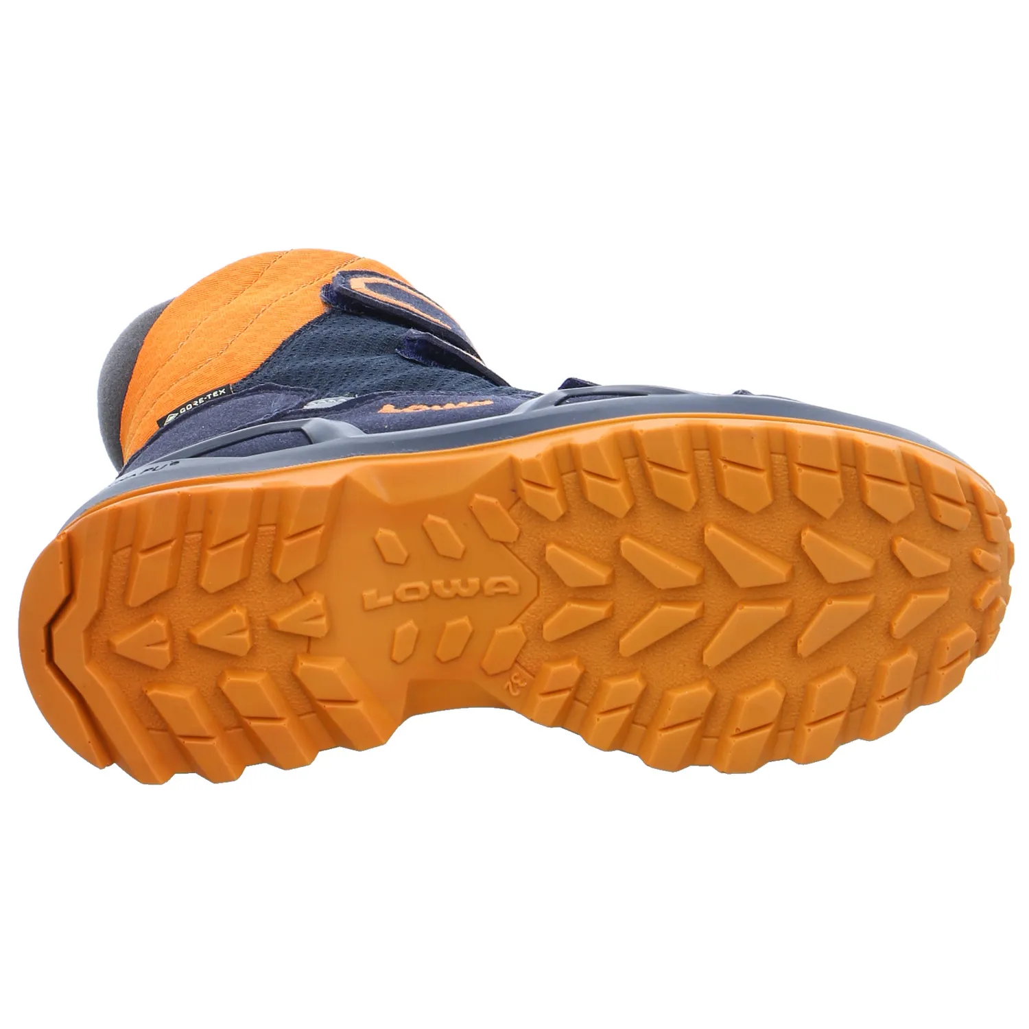 LOWA Jungen- Snowboot Membran Dunkelblau Textil  Winterstiefel