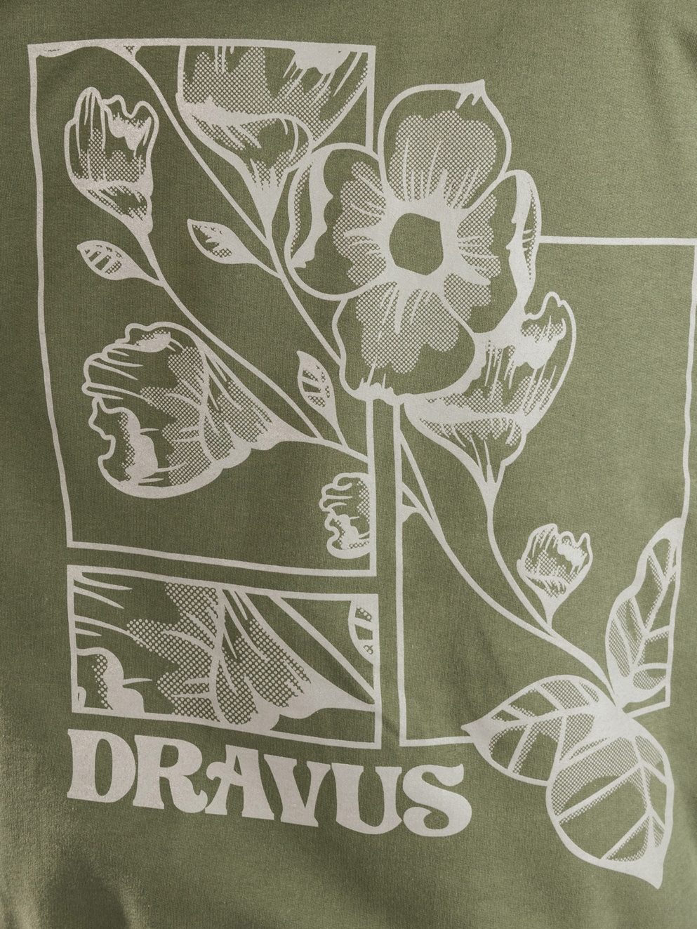 Dravus Boxed In Hoodie military green