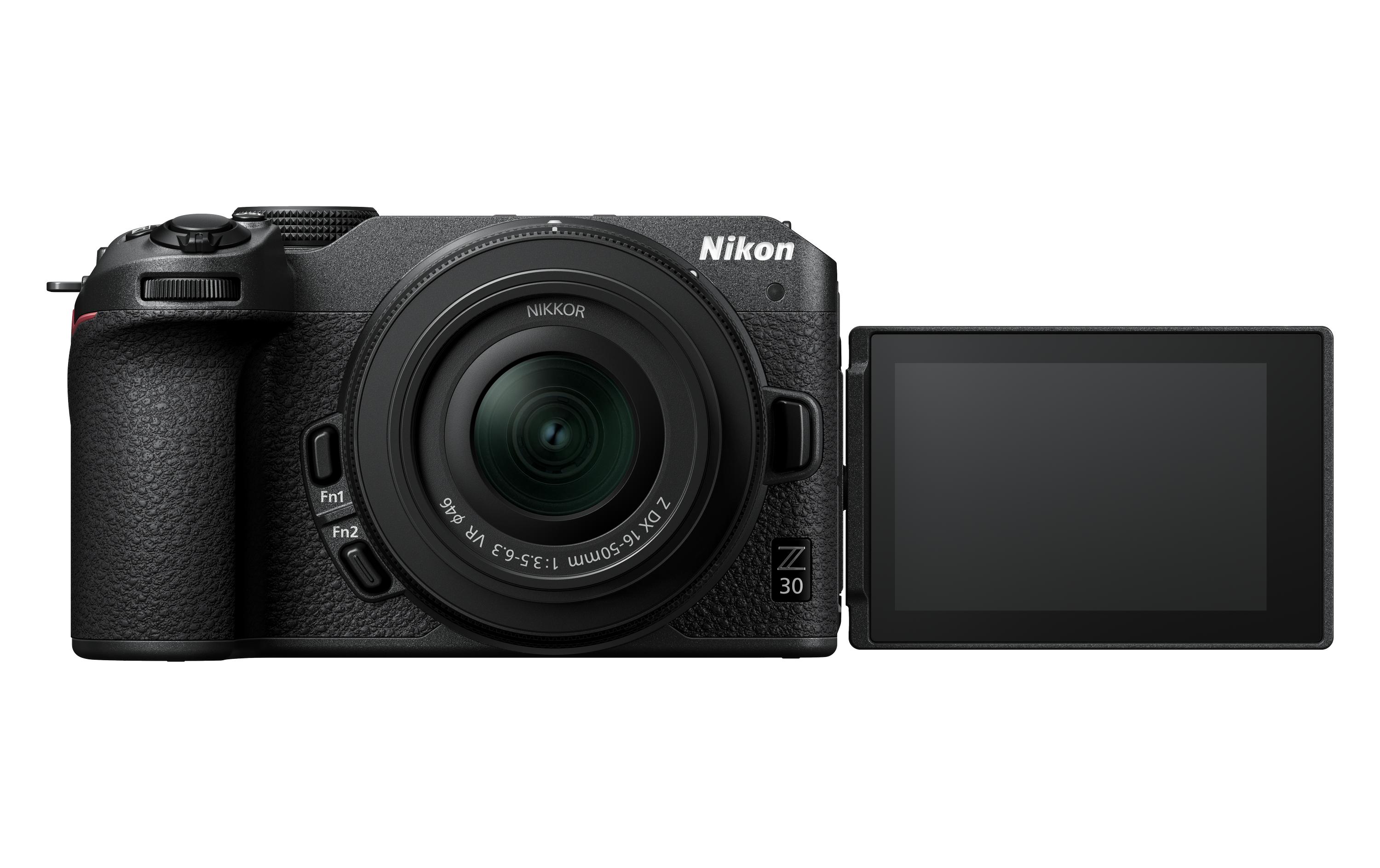 Fotokamera Z30 KIT 16-50<br>Spiegelloser Fotoapparat mit erstklassiger Bildqualität – Die neue Welt des Vloggens