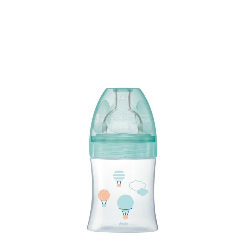 Biberon anti-coliques Sensation+ 150 ml 0-6 mois - Vert - Ecru
