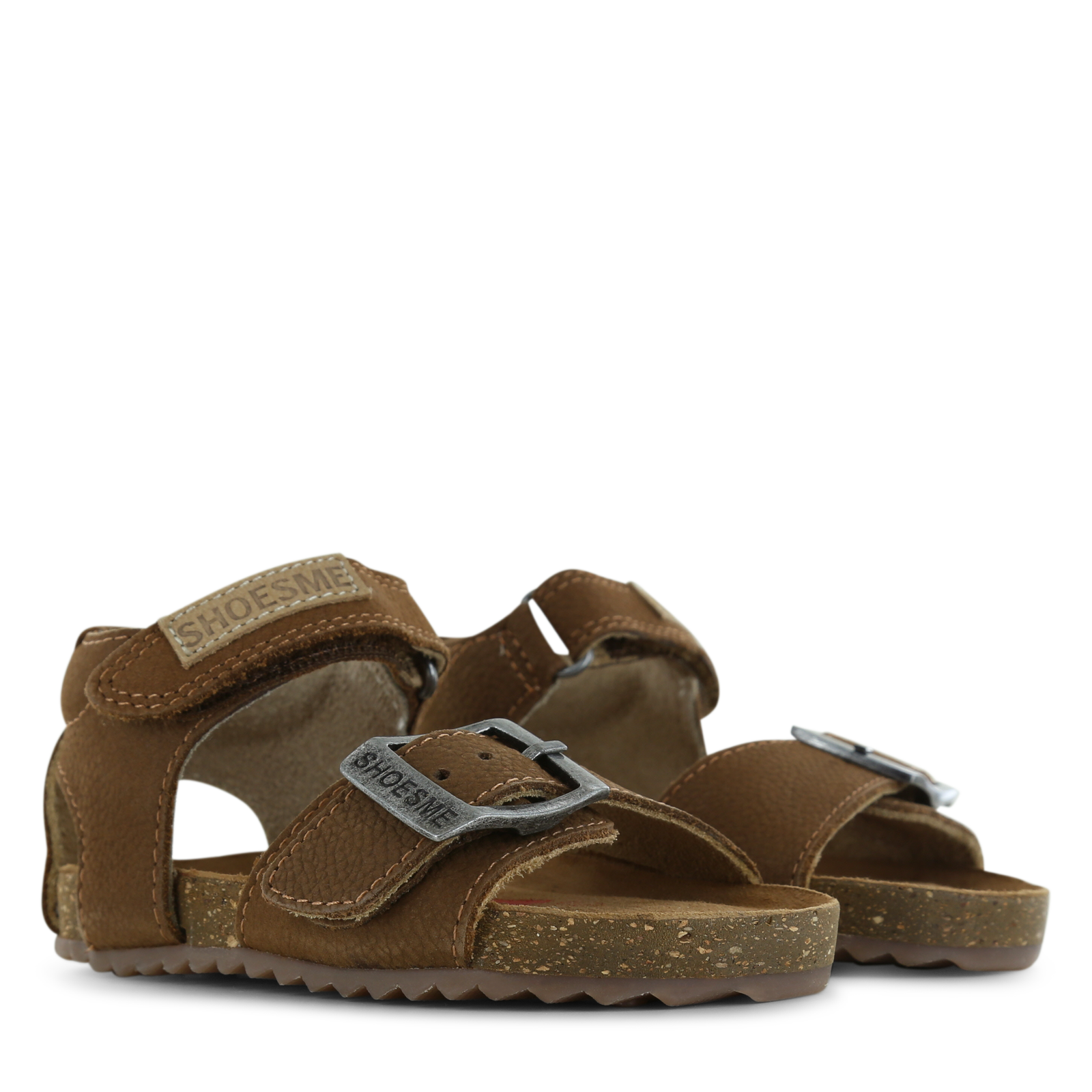 Shoesme bruine sandaal met gesp Leer | Uni schoenen