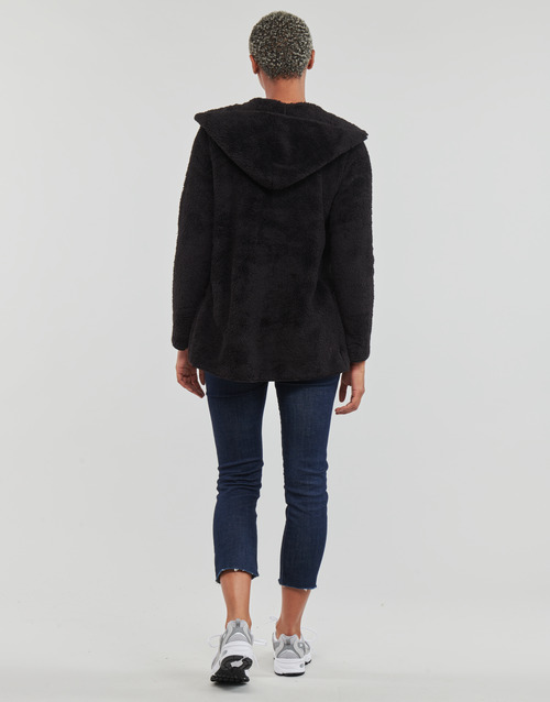 Only - ONLCONTACT HOOD SHERPA COAT CC OTW - Noir